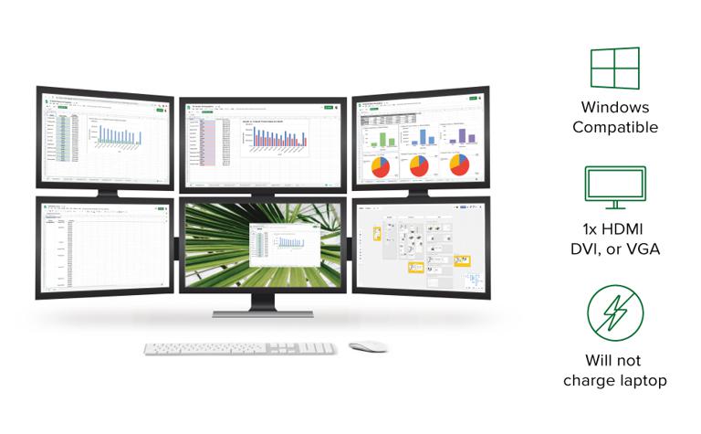 Image showing a workstation setup with 6 monitors