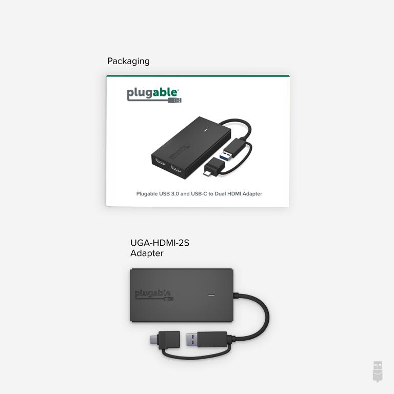 UGA-HDMI-2S packaging contents
