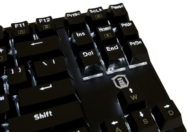 close-up image of the system keys