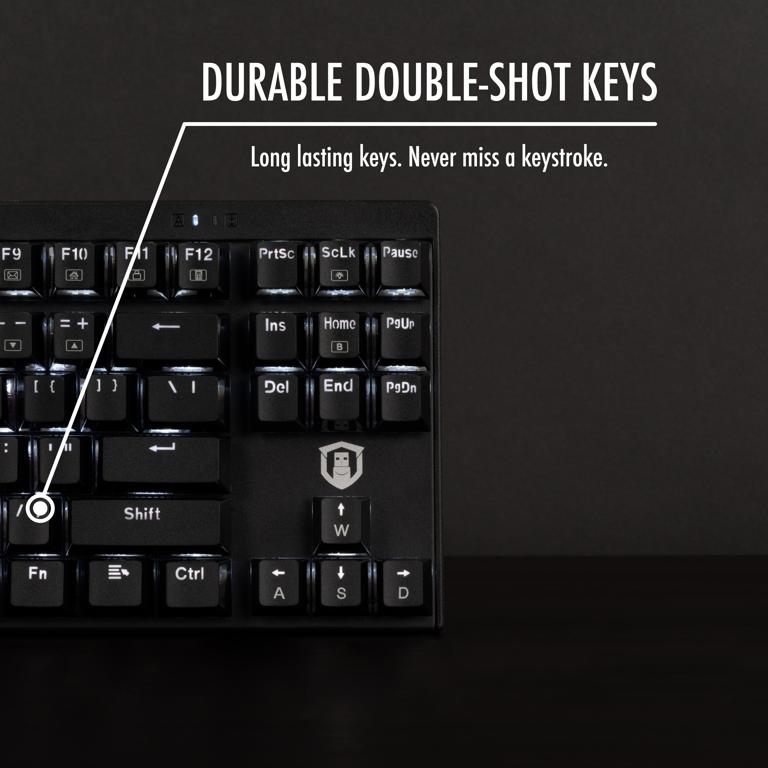 durable double shot keys