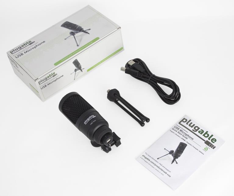 Packaging of the Plugable Studio USB Microphone