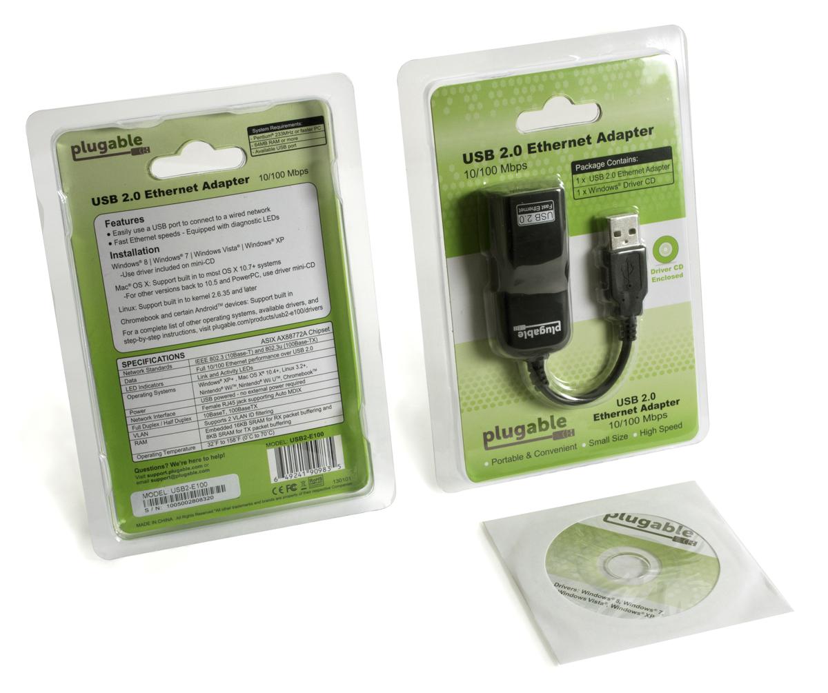 plugable usb 2.0 ethernet adapter driver