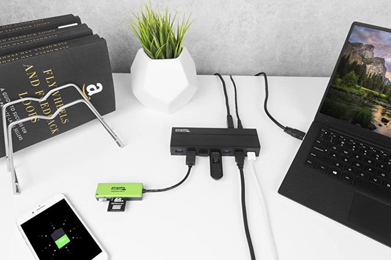 Plugable USB 2.0 7-Port Hub With 60W Power Adapter – Plugable Technologies