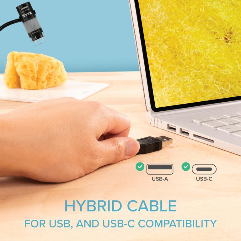 Refurbished Details about   Plugable USB 2.0 Digital Microscope with Flexible Arm Stand 