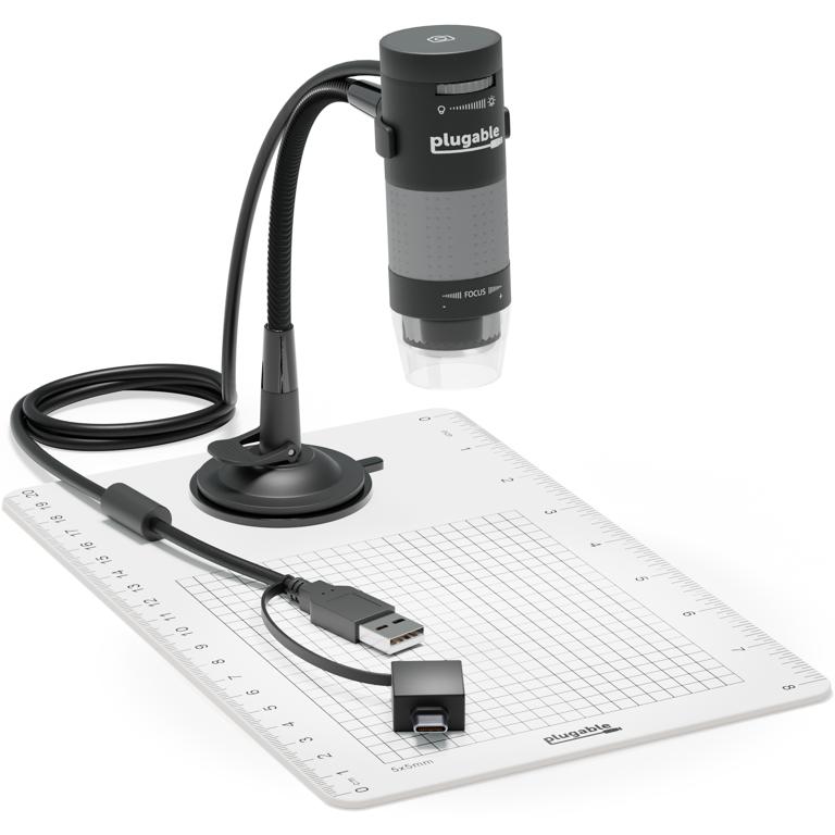 The Plugable USB 2.0 Microscope with 250x Magnification
