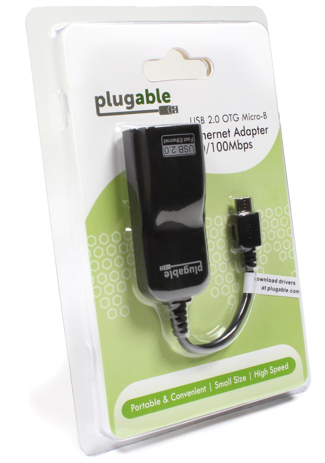 Plugable USB 2.0 OTG Micro-B To 10/100 Ethernet Adapter – Plugable ...