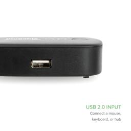 Thumbnail of USB 2.0 Input. Connect a mouse, keyboard, or hub
