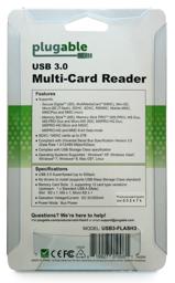 Thumbnail of Back of the packaging for the Plugable Multi-Card Reader