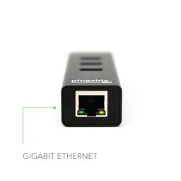 Thumbnail of Closeup of the Gigabit Ethernet Port on the USB 3.0 Gigabit Ethernet Adapter