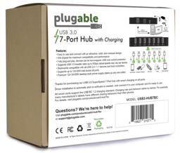 Thumbnail of Image of the back of the box for the USB3-HUB7BC