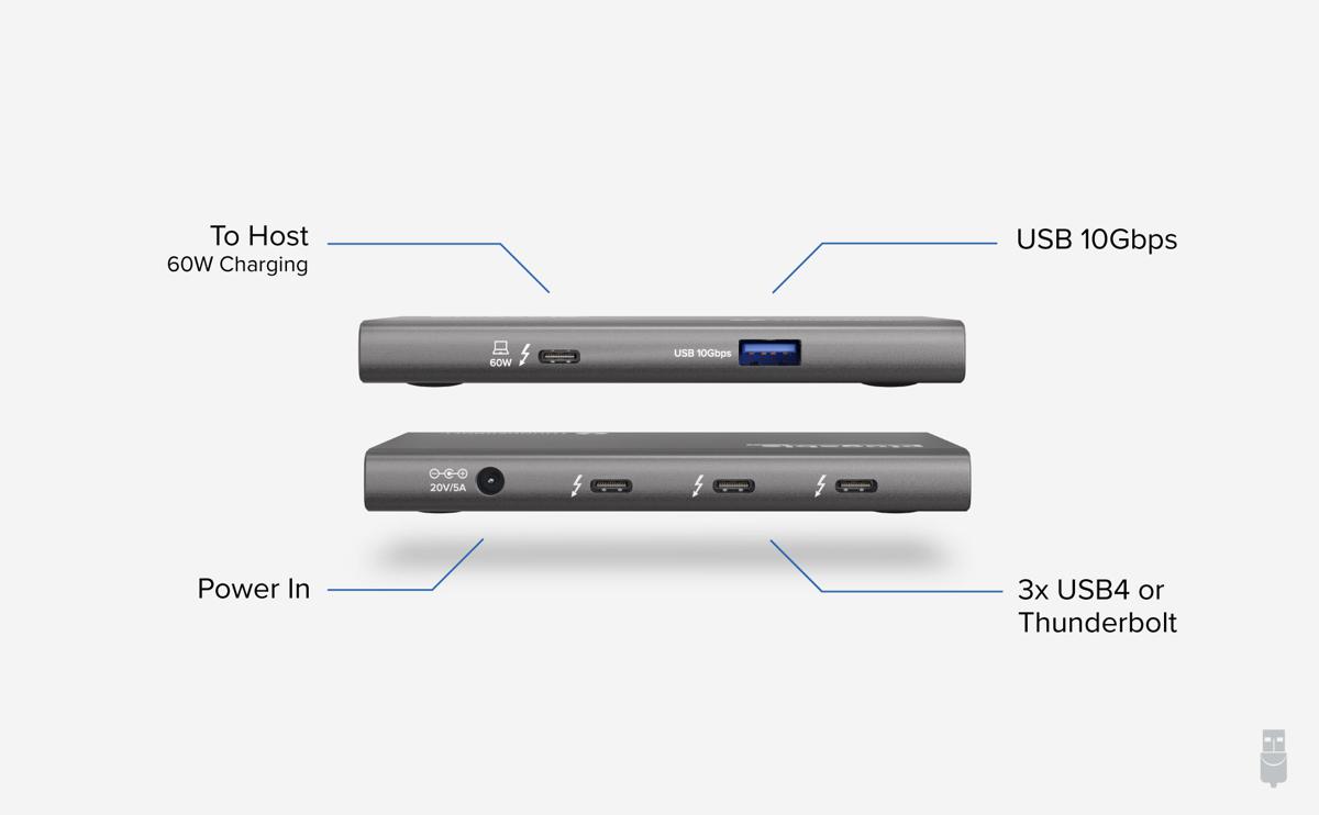 Plugable USB4 5-in-1 Hub – Plugable Technologies