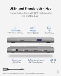 Thumbnail of Main image of the Plugable USB4-HUB3A  hub