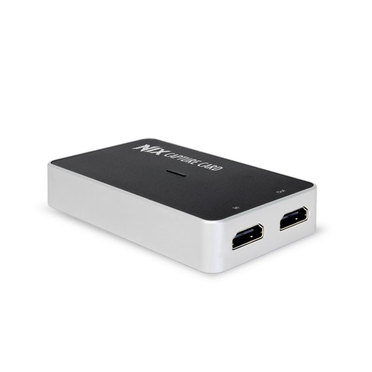 Angled view of the capture card
