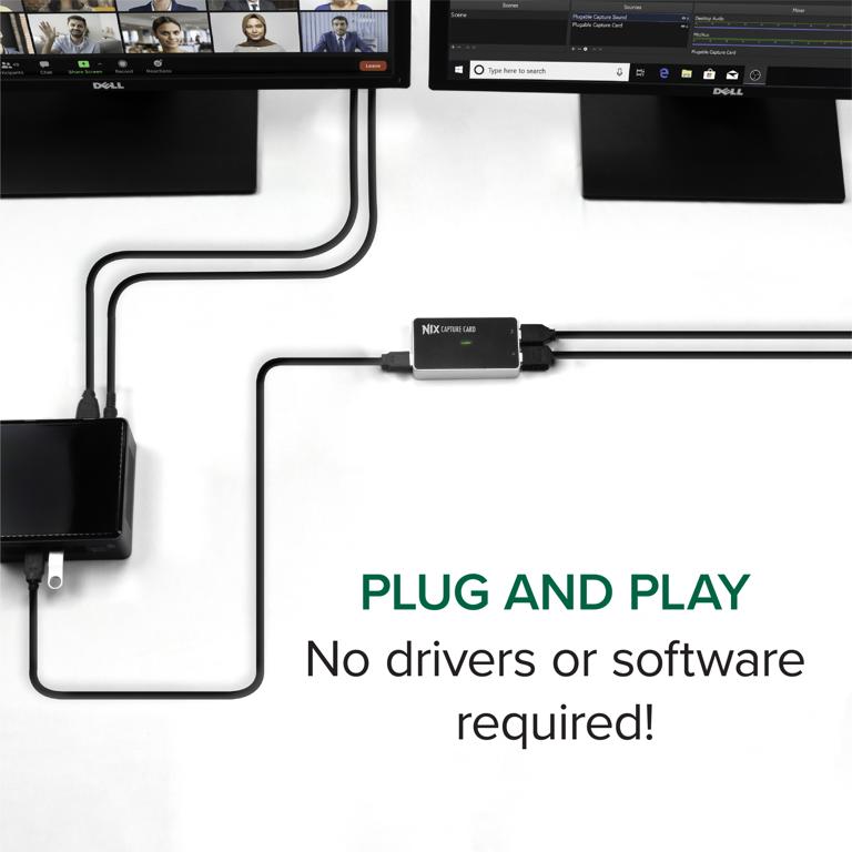 In-Use image of the Nix Capture Card