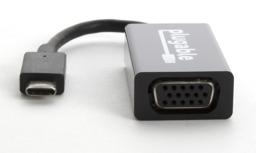 Thumbnail of Image showing the connectors of the Plugable USB-C to VGA Adapter